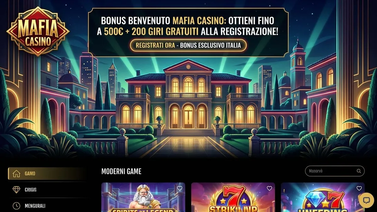 Registrazione con bonus